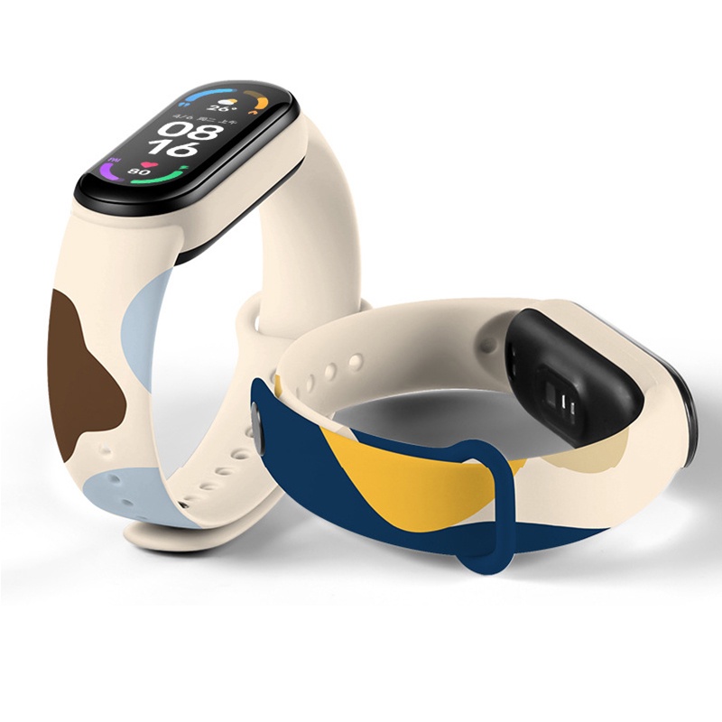 1 Dây Đeo Thay Thế Bằng Silicone Cho Mi Band 5 6/Mi Band 5 6