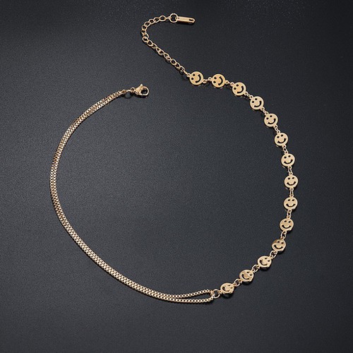 Dây Chuyền Nữ Mặt Cười Titan Ko Han Rỉ TT 3656