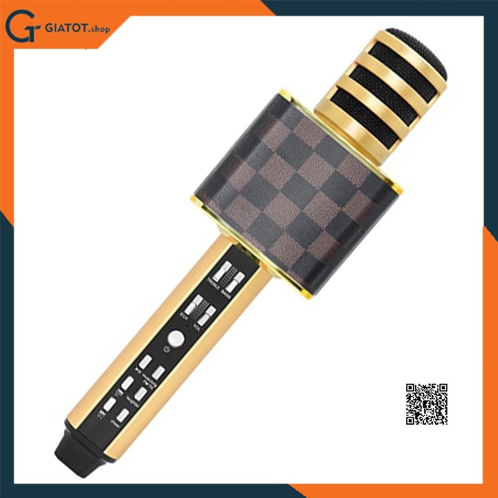 Mic kèm loa bluetooth Karaoke đẳng cấp X6, mic SD-18