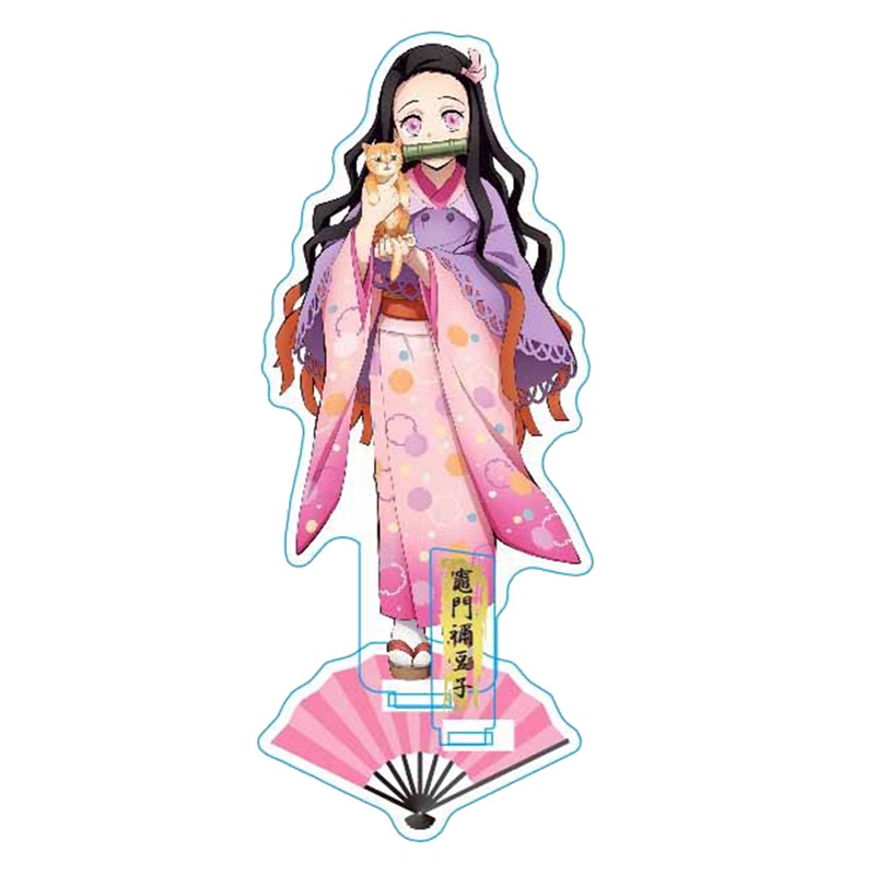 1 Mô Hình Nhân Vật Anime Demon Slayer Kimetsu No Yaiba Tanjirou Kamado Bằng Acrylic Có Giá Đỡ Để Bàn Trang Trí
