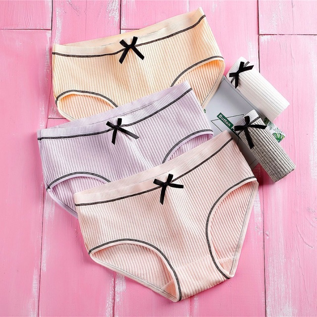 Quần lót nữ dễ thương cotton tăm mềm mịn thoáng khí