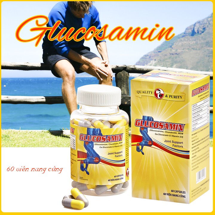 Glucosamin Capsule – Hỗ trợ bổ sung dưỡng chất giúp tăng dịch nhầy, tăng khả năng bôi trơn (60v)
