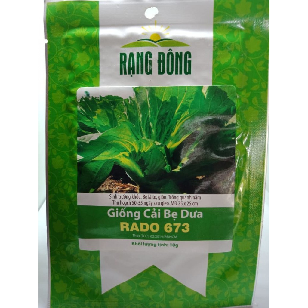 Hạt giống cải bẹ dưa Rạng Đông