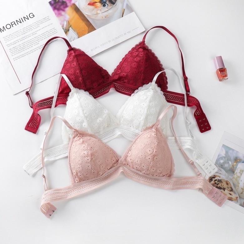 Áo Bra Kiểu Pháp Ngàn Hoa Đệm Mỏng Cài Sau 7338 - LADY