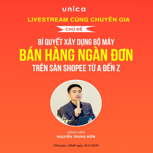 Toàn quốc- [Evoucher] FULL khóa học Marketing- Bí quyết xây dựng bộ máy bán hàng ngàn đơn trên sàn Shopee từ A đến Z