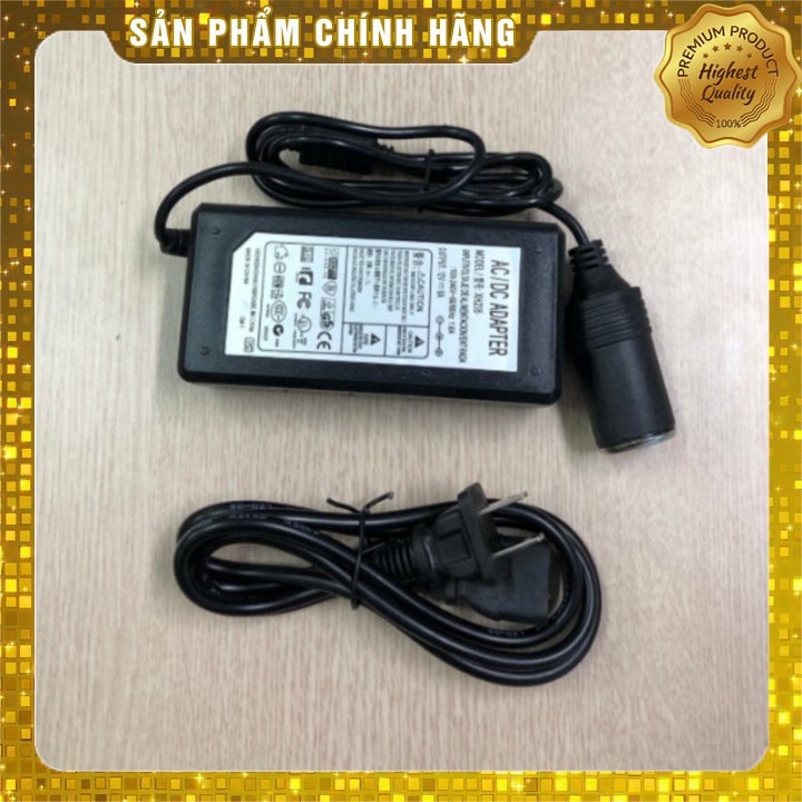 Bộ đổi nguồn từ 220V sang 12V-6A công suất 75W đầu ra dạng chân tẩu ô tô AD