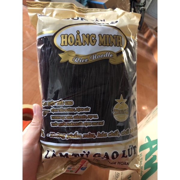 500g bún, phở khô gạo lứt Hoàng Minh/Bán sỉ