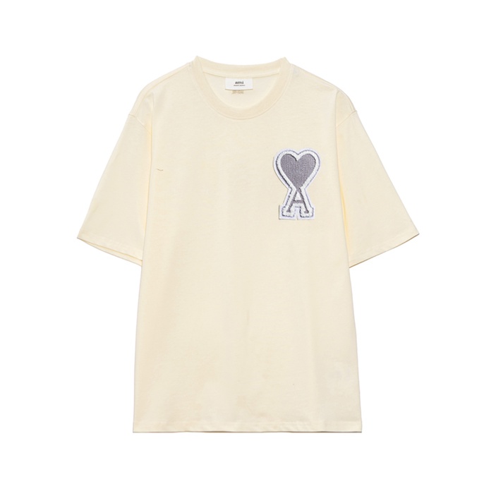 Áo Thun Cotton Hai Lớp Ngắn Tay Thêu Hình Bạch Tuộc Thời Trang Đường Phố 240g