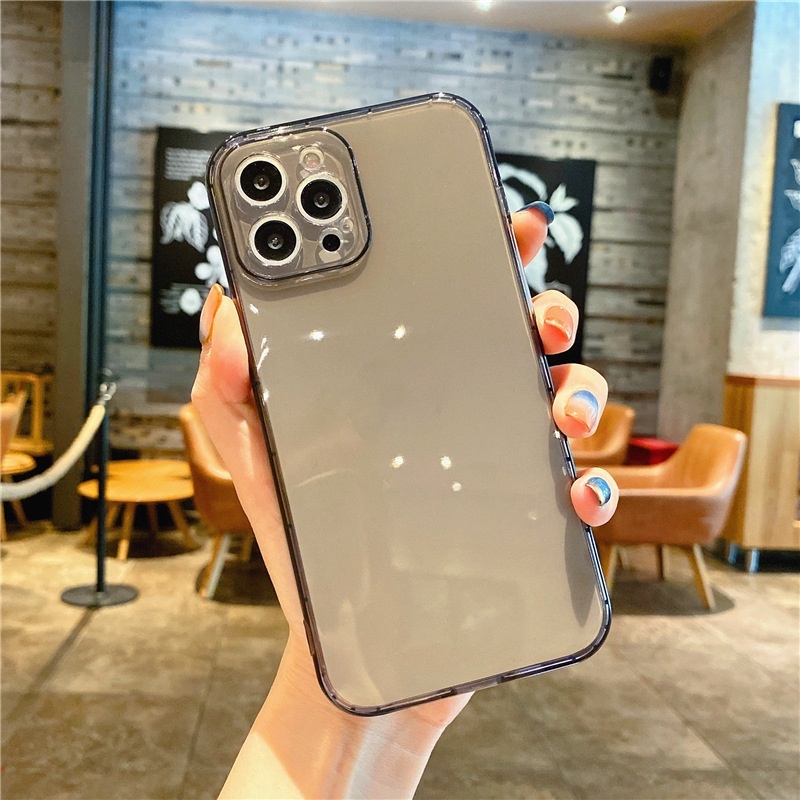 Ốp Lưng tương thích iphone Trong Suốt bảo vệ Camera cho IP 11 Pro Max 13 Pro Max 12 Pro Max Xr X Xs Max 6s 6 8 Plus 7 Plus