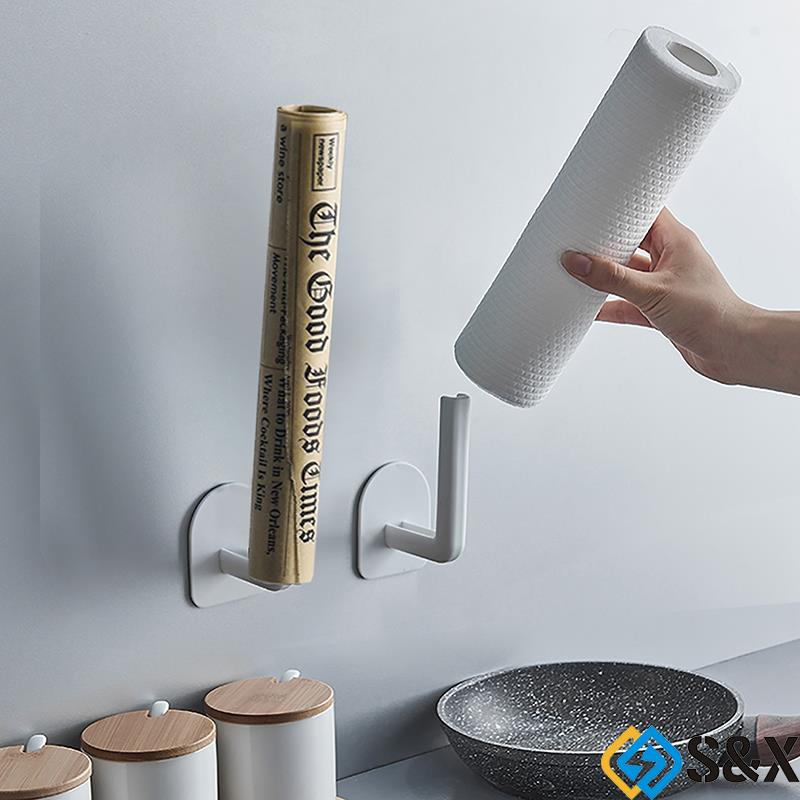 Kitchen Adhesive Storage Rack Coat Hanger for Home Wall Storage Hook Punch-free