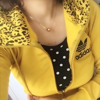 Áo khoác da cá mũ phối beo
