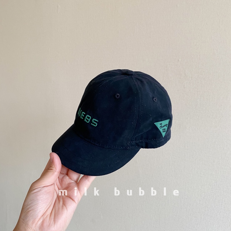 Mũ lưỡi trai bóng chày vành nhỏ chống nắng thêu chữ phong cách thời trang xuân hè thu có thể điều chỉnh cho bé trai