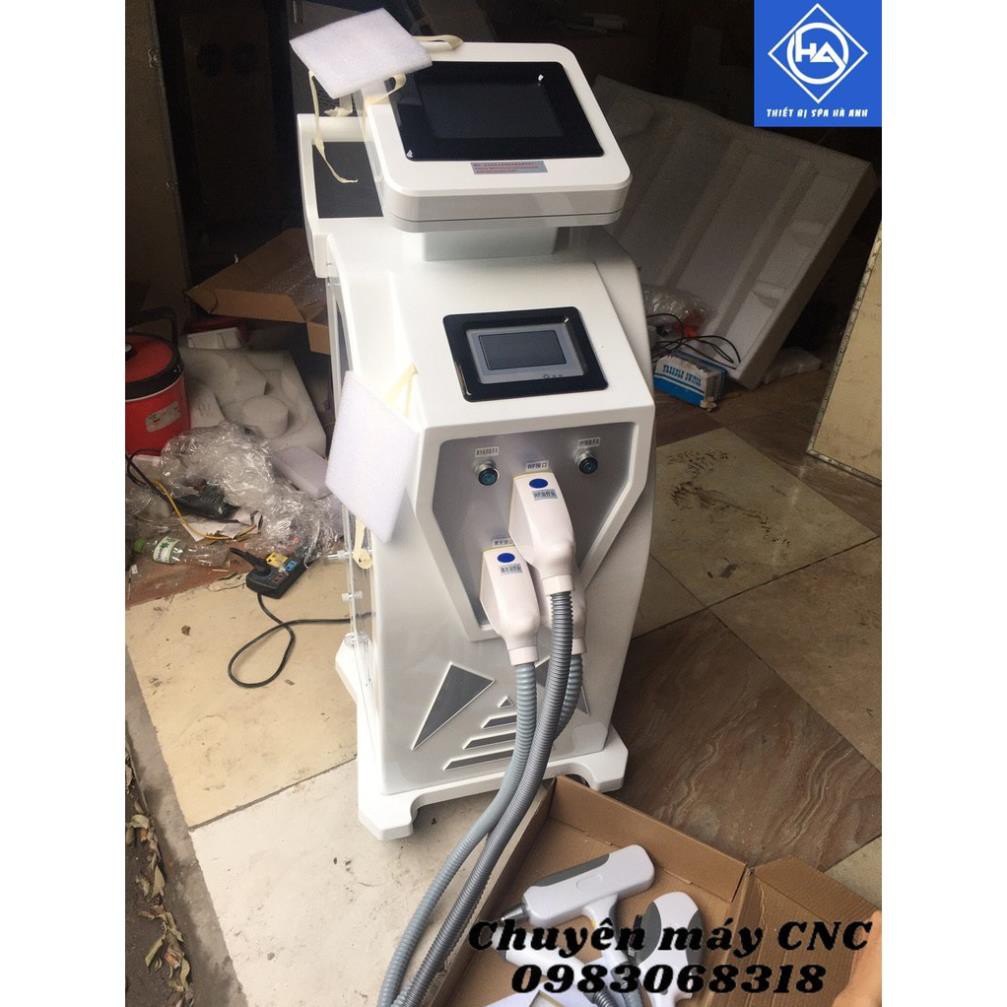 MÁY LASER 3 CHỨC NĂNG TRIỆT LÔNG XÓA XĂM NÂNG CƠ Công suất lớn hiệu quả cao