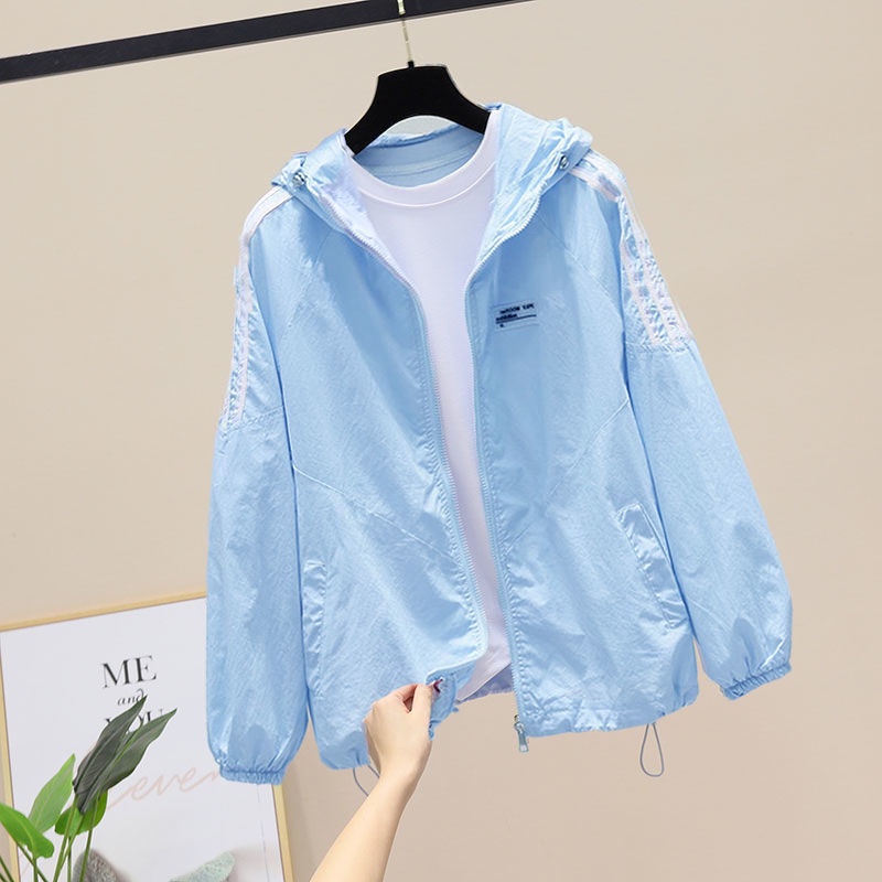 Áo Khoác Cardigan Có Mũ Trùm Siêu Nhẹ Chống Nắng Phong Cách Mới Thời Trang Xuân Hè Cho Nữ