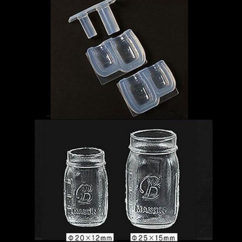 Khuôn Silicone Làm Bình Đựng Dầu Mật Ong / Dầu Thủ Công DIY