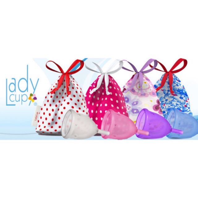Cốc nguyệt san Lady cup của Séc (Kèm túi vải, tặng cốc tiệt trùng )