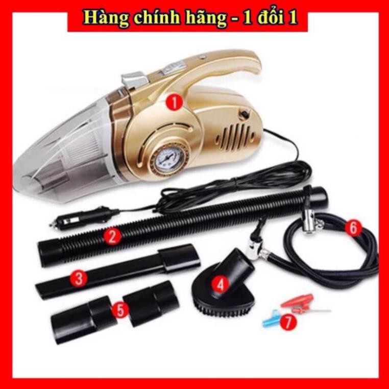 - Bơm lốp ô tô kiêm hút bụi 4in1 đa chức năng - Bảo hành 6 tháng
