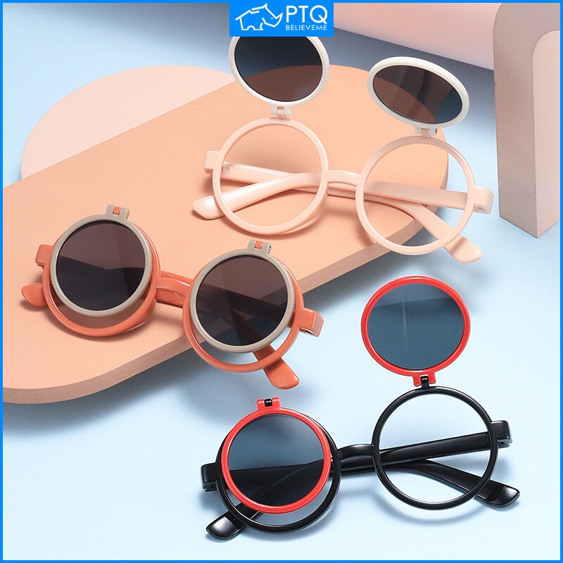Kính Chống Nắng PTQ Kiểu Dáng Hoạt Hình Dễ Thương Cho Bé