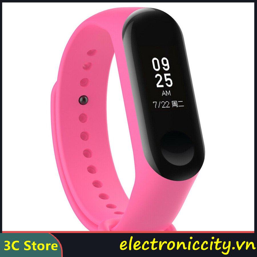 Dây đeo thay thế bằng silicon cho Xiaomi Mi Band 4 3C