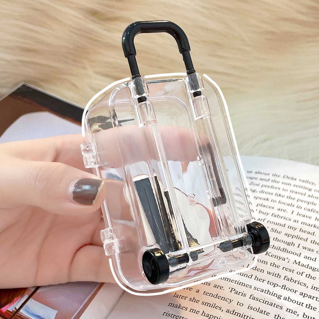 &lt;Hộp Trang Sức Mini Hình Vali 24h &gt; Có Thể Di Chuyển