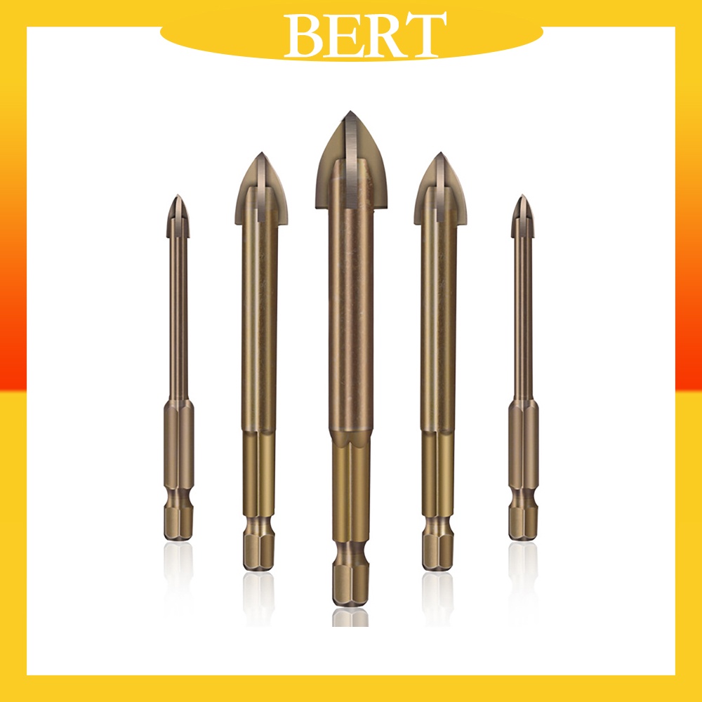 BERT 🇻🇳｜Khoan hợp kim Bộ 10 Mũi Khoan Tam Giác Chuyên Dụng Khoan Gạch Men / Kính / Gạch Men mũi khoan gạch men