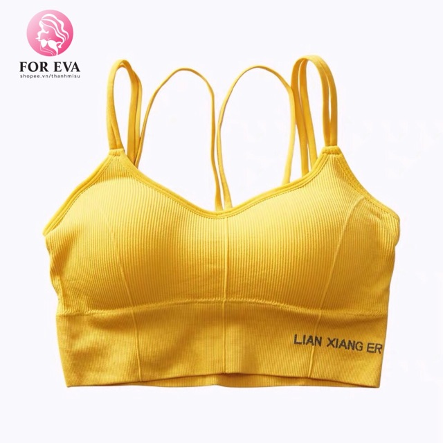 Áo tập gym yoga dây đan trước sexy gợi cảm ms 5510