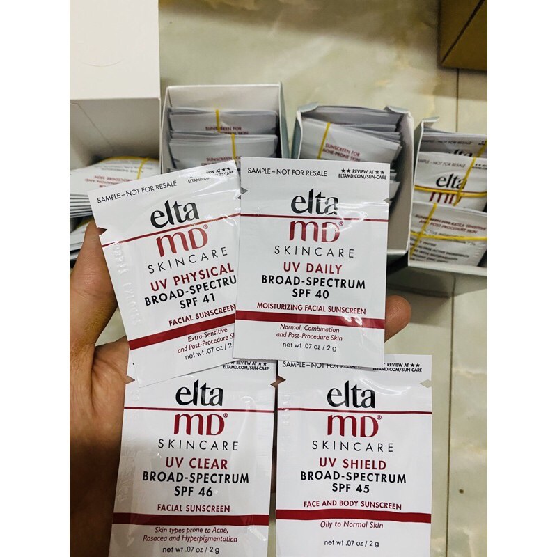 Sample 2gr Kem Chống Nắng Elta Md spf 40/45/46