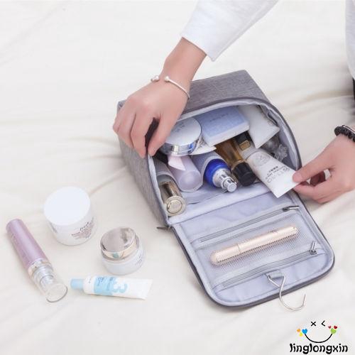 Travel Cosmetic Makeup Bag Portable Toiletry Hanging Pouch Organizer Storage