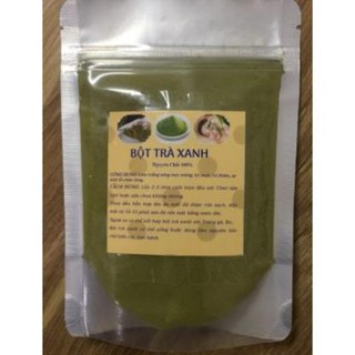 100gr Bột trà xanh thái nguyên nguyên chất 100% handmade