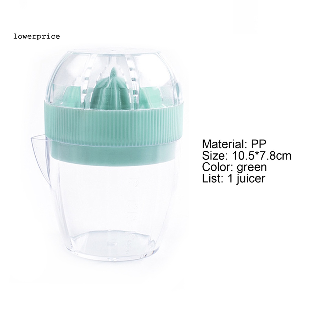 LO*Juicer Manual Multifunctional PP Household Lemon Strawberry Squeezer for Kitchen