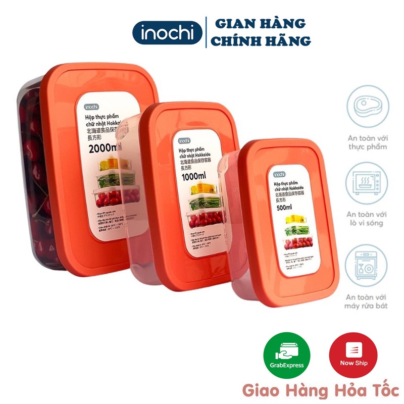 Hộp Đựng Thức Ăn INOCHI - Hộp Nhựa Bảo Quản Thực Phẩm Không Mùi Chịu Nhiệt