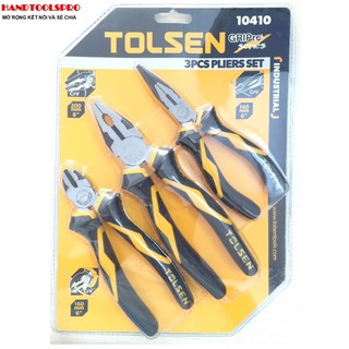 Bộ 3 chiếc kềm công nghiệp Tolsen 10410