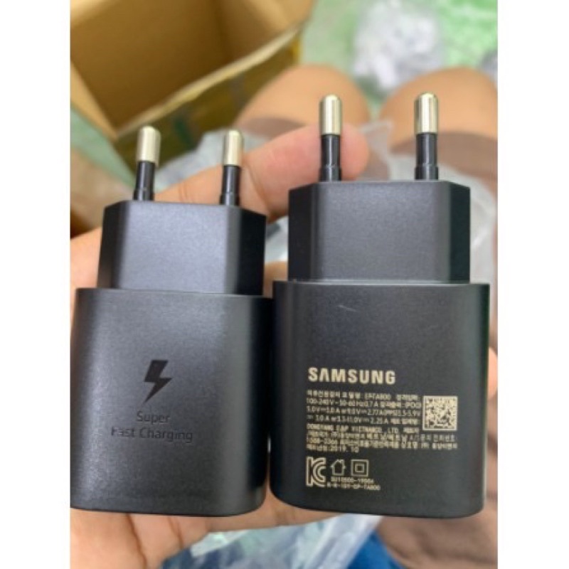 Củ sạc, cốc Sạc nhanh 25W Hàng Chuẩn loại 1 Xuất khẩu sam sung A70,A80,A90,A71,S29,S10,S21,Note10,note20...