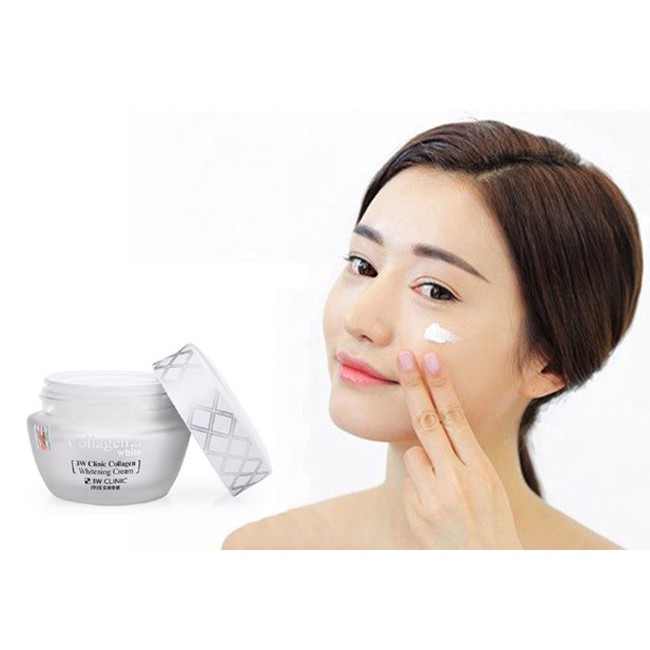 Bộ dưỡng trắng da dưỡng ẩm chiết xuất từ tinh chất Collagen 3W Clinic Hàn Quốc