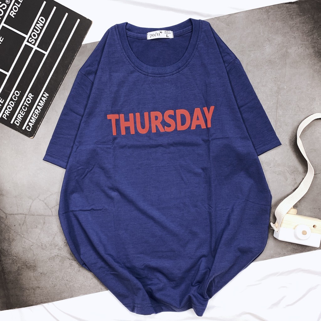 [HÌNH THẬT TỰ CHỤP] - Áo thun tay ngắn Be Yourself unisex size M L XL - Các ngày trong tuần