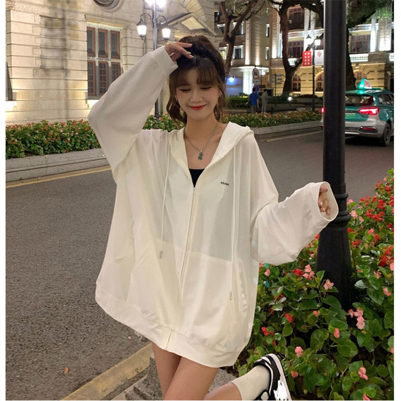 Áo Khoác Cardigan Mỏng Chống Nắng Tay Dài Dáng Rộng Thời Trang Mùa Hè 2022 Mới Cho Nữ