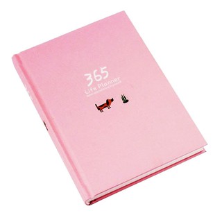 Sổ Kế Hoạch Nhật Ký 365 Ngày Life Planner (Tặng Kèm 2 Tấm Sticker Mini) - Màu Hồng