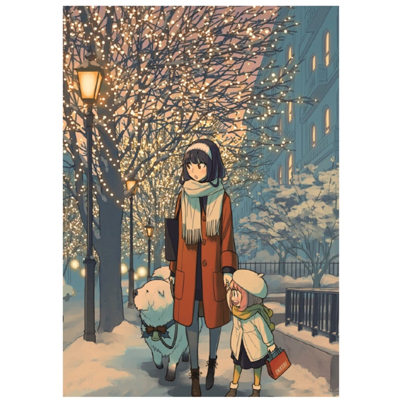 Tmdbyx Poster Giấy HD Treo Tường Trang Trí In Hình Nhân Vật Anime Spy×Family