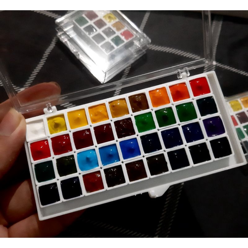 Pocket màu nước maries 36 màu 0.5ml