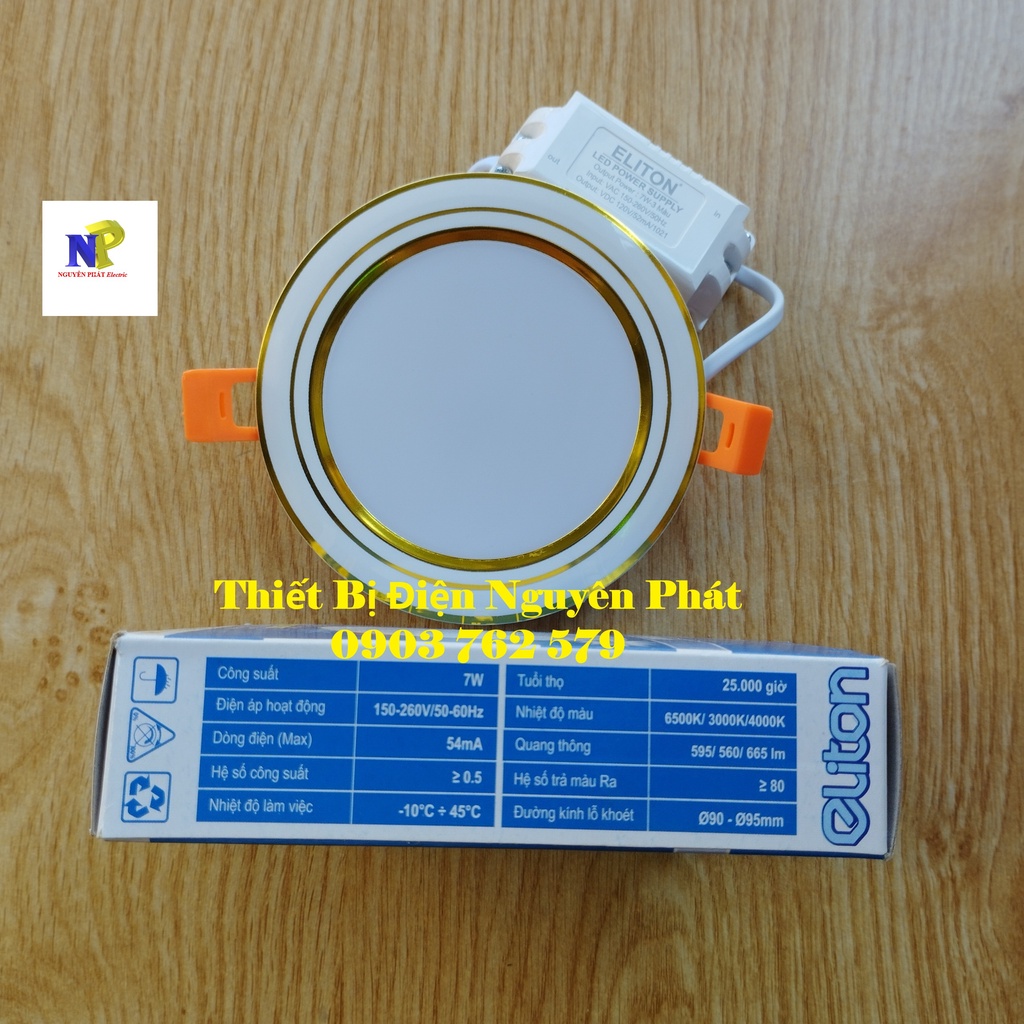 Đèn Led Âm Trần 3 Màu Công Suất 6w 9w 12w Hàng Chất Lượng Cao Bảo Hành 18 Tháng