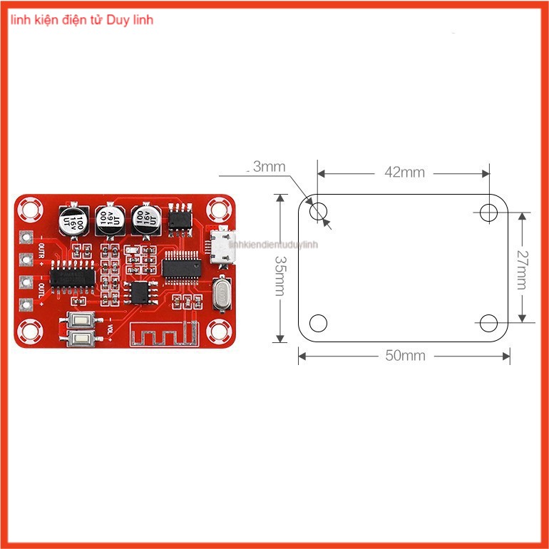 Mạch Khuếch Đại Âm Thanh Bluetooth PAM 8403 2x5W .