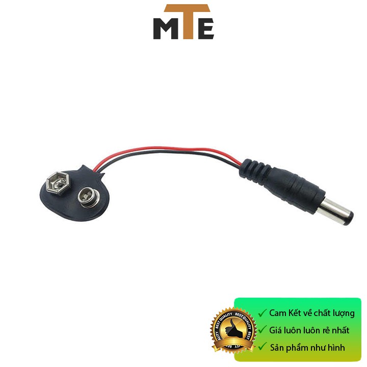 Dây nối pin 9V ra Jack DC 5.5*2.1mm