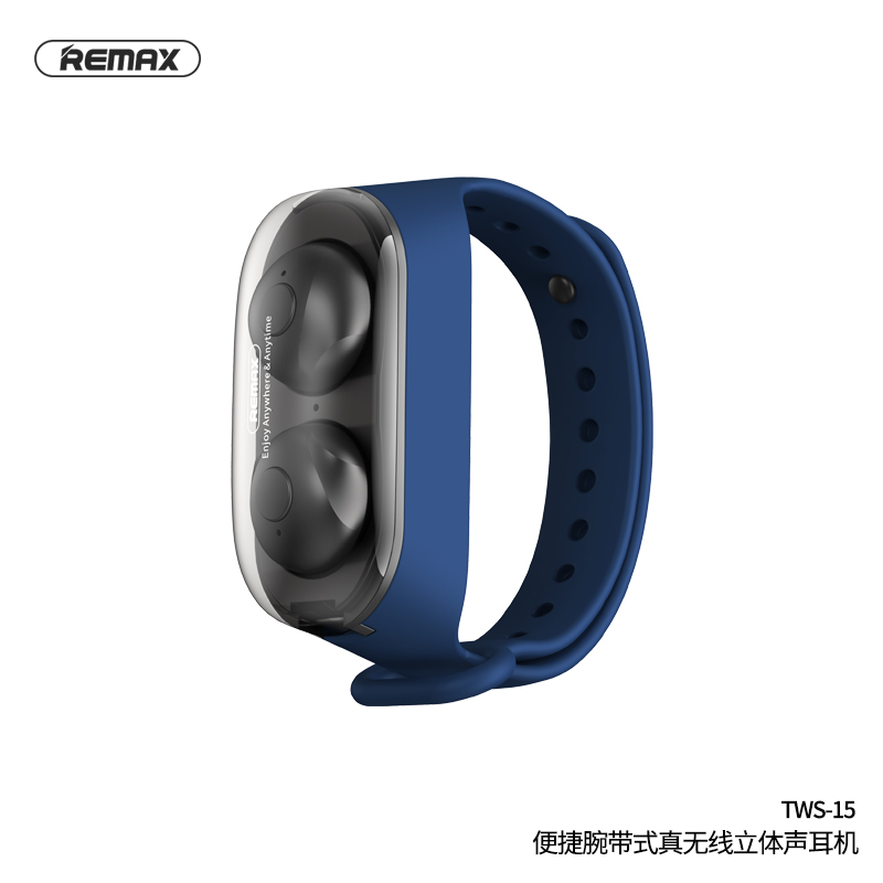 REMAX Set Tai Nghe Bluetooth Không Dây 100% Remax Tws-15 V5.0 Dùng Cho Ios &amp; Android