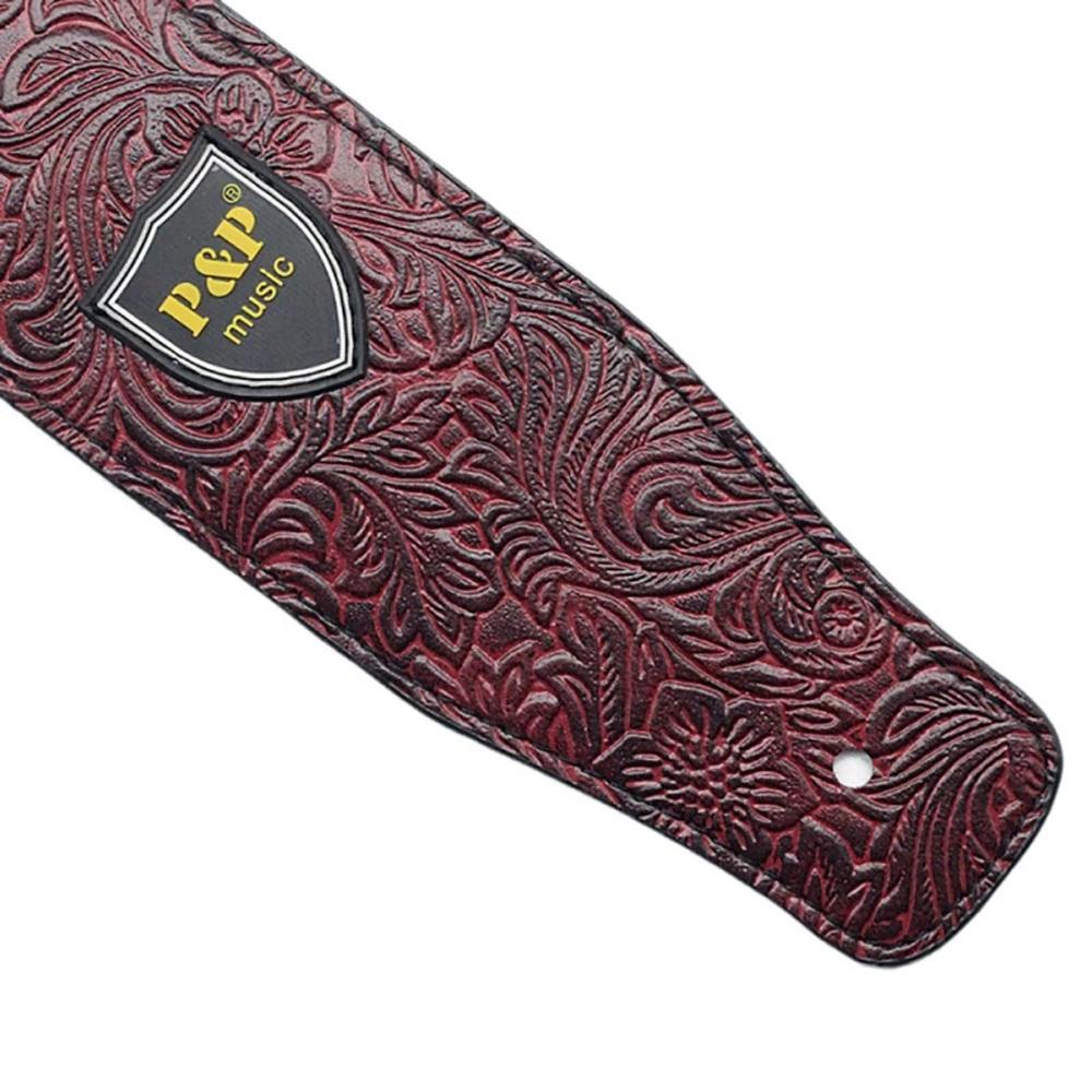 LILYES Dây Đeo Đàn Guitar Bằng Da Rắn Mềm Có Thể Điều Chỉnh
