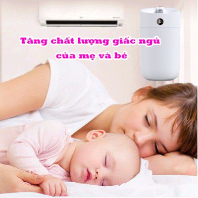 Máy tạo độ ẩm không khí dung tích 3L, 2 vòi phun, công suất 180ml/h - Kikishop