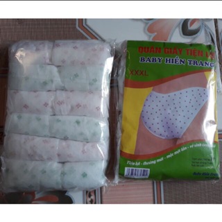 Combo 50 gói quần lót giấy, 1 gói = 6 chiếc