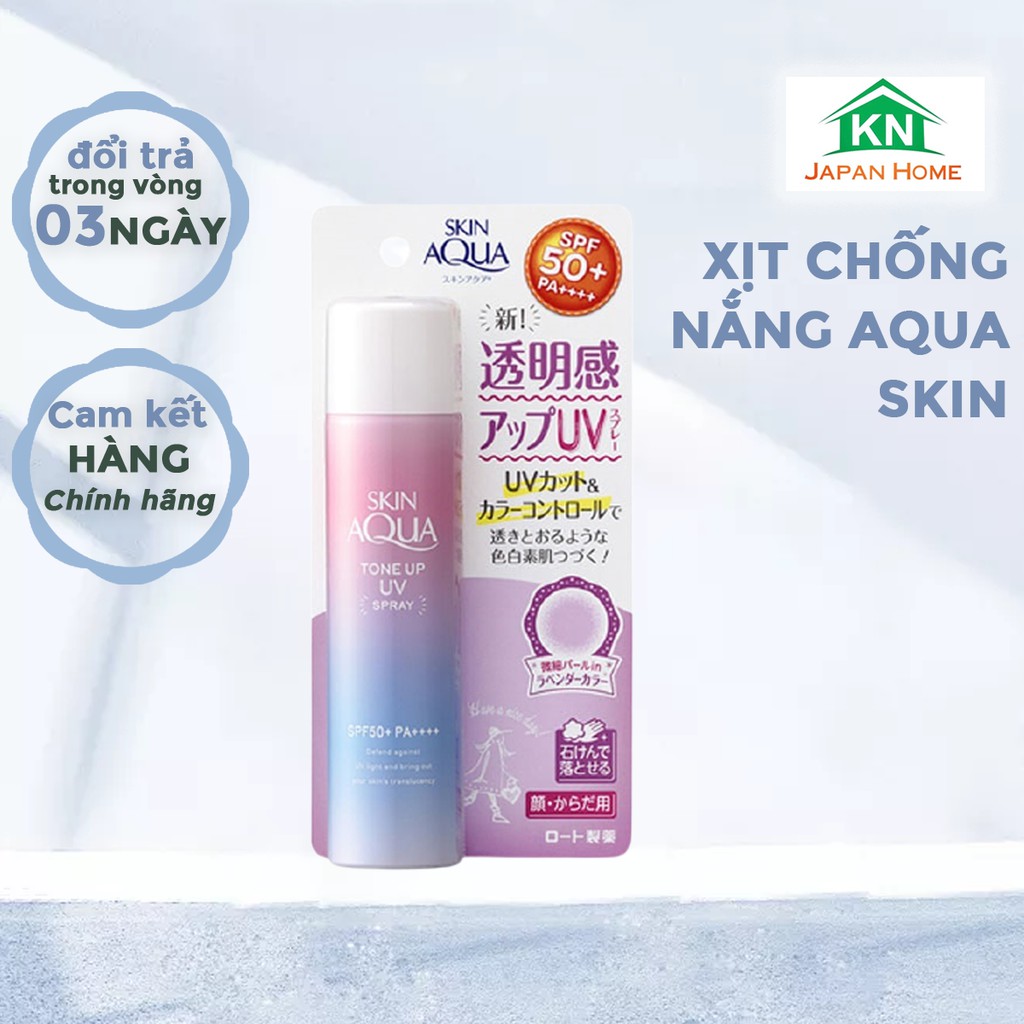 Xịt chống nắng Aqua skin