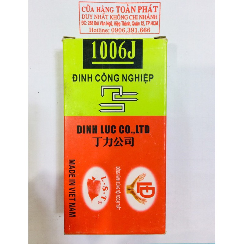 Đinh công nghiệp 1006J-1008J-1013J- đinh ghim U dùng bắn tay, bắn hơi