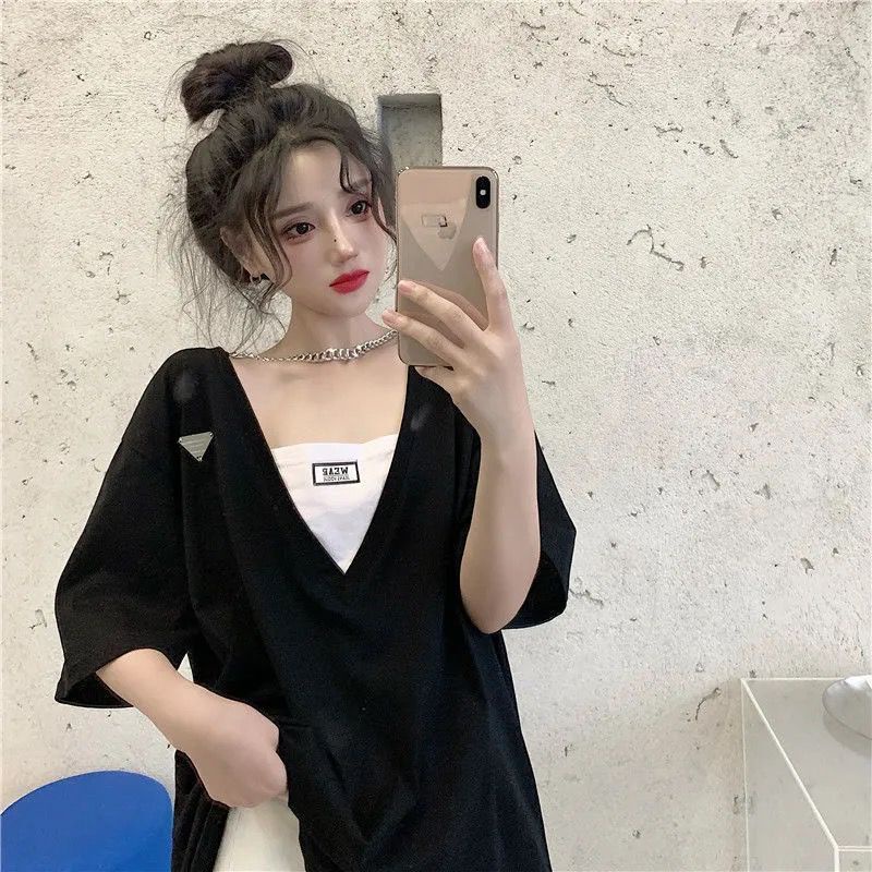 COZOK Áo Thun Tay Ngắn Hở Lưng Thời Trang Quyến Rũ Cho Nữ