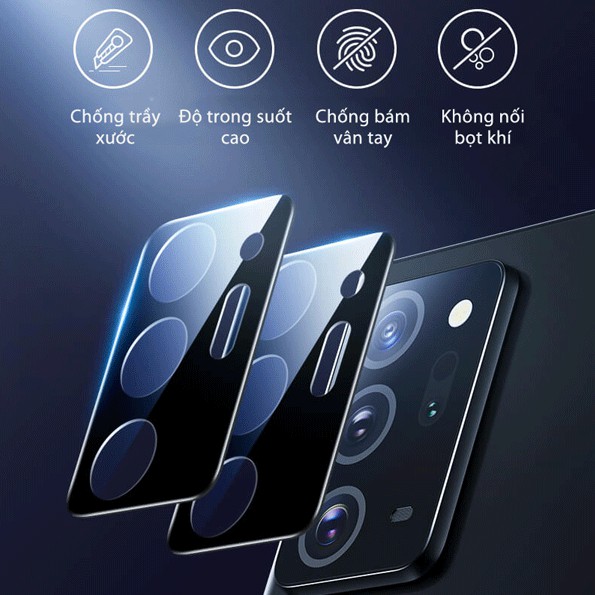Miếng Dán Cường Lực 3D Bảo Vệ Camera Sau Samsung S21 Ultra, S21 Plus, S21, S20, Note 20, M51, A71, A51, A21s, A12, M51